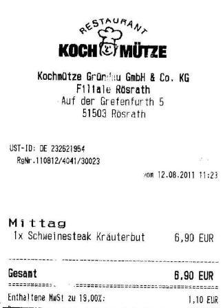 arim Hffner Kochmtze Restaurant